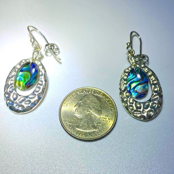TG# #Sterling 925 Silver & Abalone Dangles - Picture 10 of 12